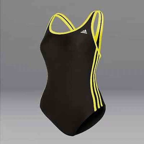 Adidas Solid Infinitex Splice EX BACK YELLOW BLACK SZ 24 GIRLS