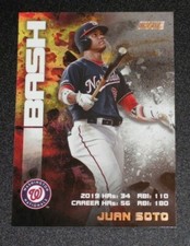 2020 Topps Stadium Club Juan Soto Bash and Burn Card #BAB-6 Washington Nationals