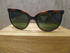 Style Eyes EUC vintage 80s round brown ski glass lens sunglasses 55 20 140