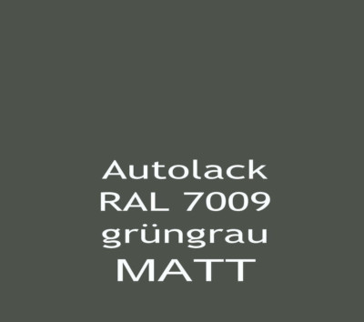 Auto Lack Acryllack 3 Liter Set 2K AVO Autolack Matt Im Ral Farbton RAL 6000 - RAL 6039 Ral 9005 Glänzend
