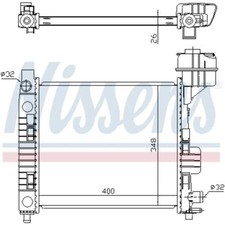 Radiateur Mercedes 611
