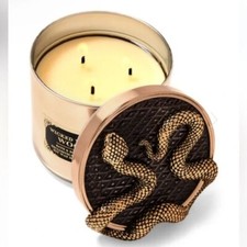 NEW Limited Ed. Bath and Body Works Wicked Vanilla Woods 3 wick Snake candle