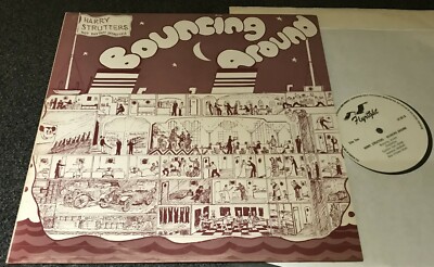 HARRY STRUTTERS HOT RHYTHM ORCHESTRA-BOUNCING AROUND-UK 1975 VINYL LP (EX+/EX+)
