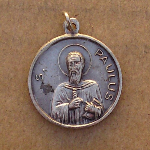 Pilger Anhänger - Heiliger Paulus - Basilica di S. Paolo Rom - (AI136)