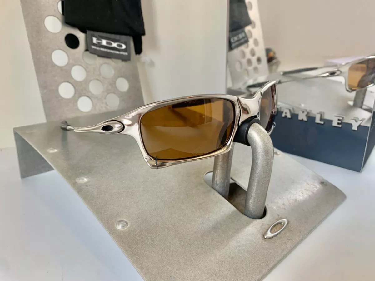 VINTAGE BEATIFUL RARE OAKLEY X SQUARED POLISHED / VR28 SERIAL SKU#6011-05
