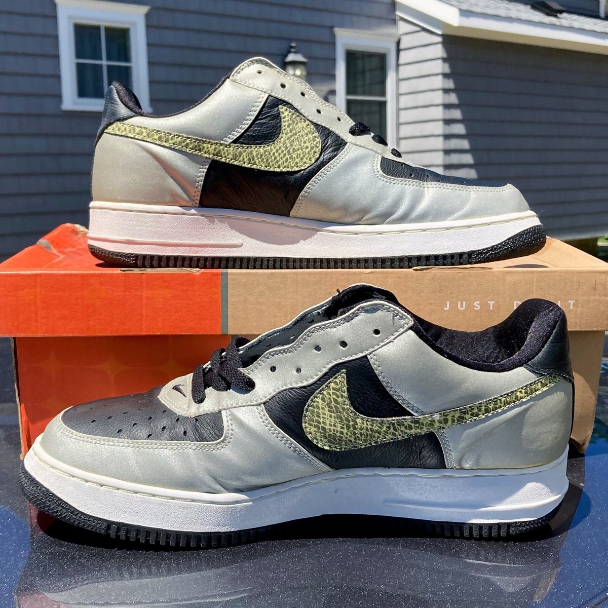 2001 Nike Air Force 1 Low B 3M Snake size 11 624040-001 Japan