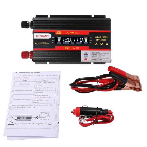 Inversor de energía para automóvil de 7000 W CC 12 V a CA 110 V 220 V onda sinusoidal convertidor solar LCD - Imagen 191 de 191