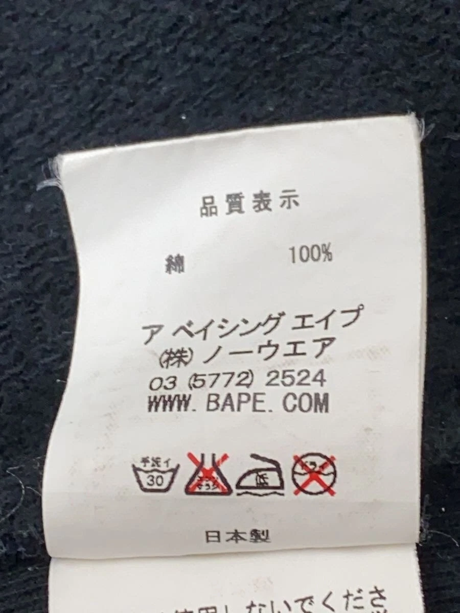 A BATHING APE (BAPE) Felpa con cappuccio e zip BAPE A BATHING APE S cotone nero DC Comics #ED AZA