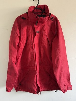 Helly Hansen Herren Shell Regenjacke Kapuze wasserdicht leicht rot Gr. S