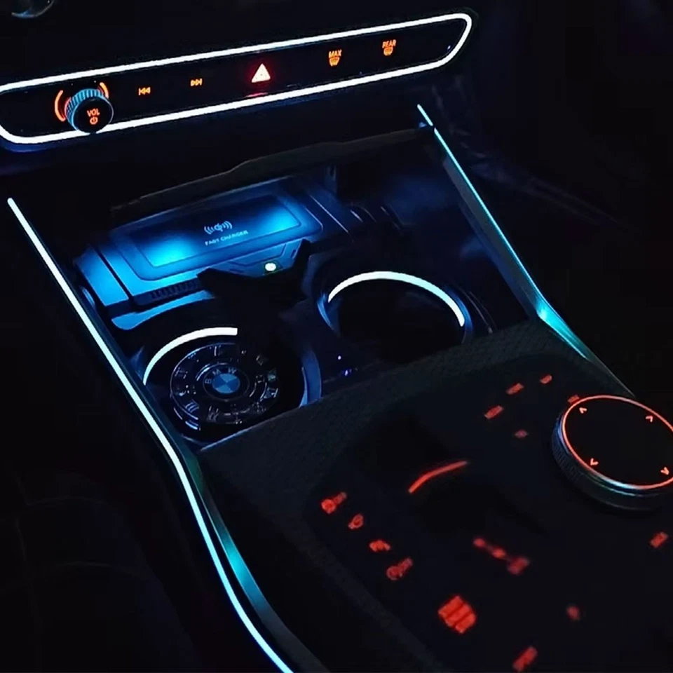 For BMW 330i/ M340i / M3 G20/G28 LED Trim New Center Console Ambient Lighting Foto 4 de 4