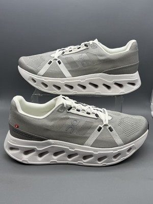 On Running Cloudeclipse Men s 12.5 Alloy Grey White Running Shoes Gym Training