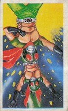 Kamen Rider Menko Card 3 of Hearts Japanese Playing Card Style 4135 Vintage