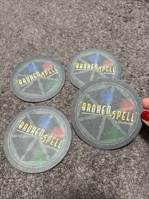 Disneyland Hotel Broken Spell Bar Lounge Coasters