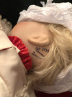Custom Made Porcelain Doll by Penny Lane 1995 Signed Porcelain Head/Arms/Legs — photo 3