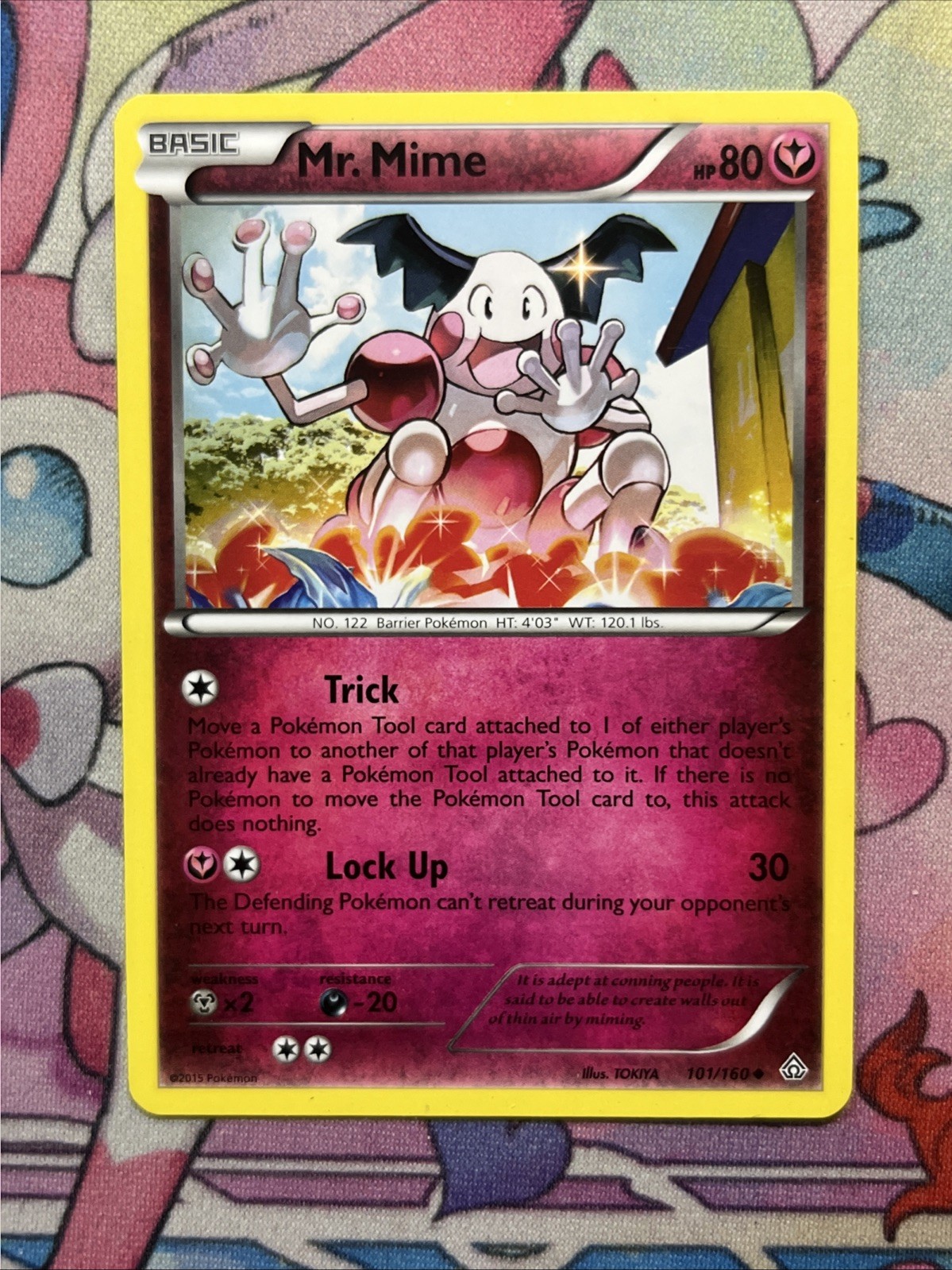 Mr. Mime #101/160 Primal Clash Uncommon Pokemon Card LP