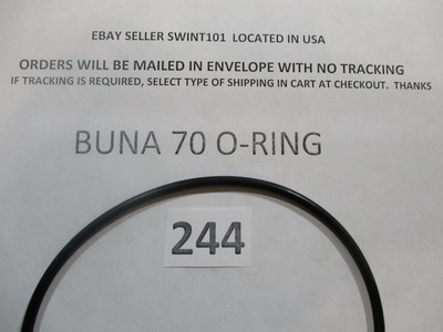 244 O-ring 4-1/4'' ID x 4-1/2'' OD x 1/8'' thick. Buna-70.  Quan 1.