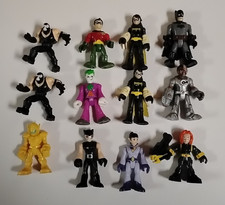 12 Fisher Price Imaginext DC Super Friends, Joker, robin, Zan, Black Bat, Cyborg