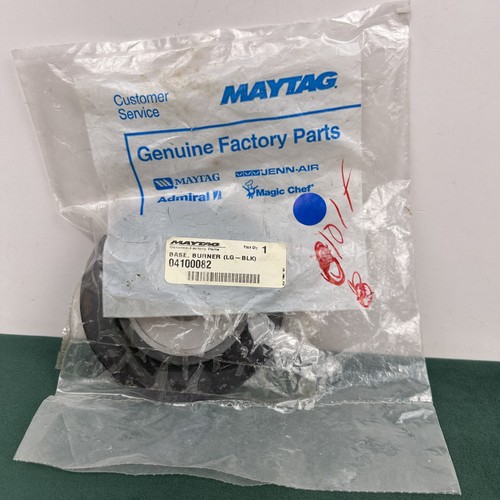 Maytag Genuine Factory Part 04100082 Large Black Burner Base for Range Stove