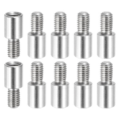 M5x10+8mm Abstandshalter Schrauben Verlängerung Stifte 10 Stück Edelstahl Gewind
