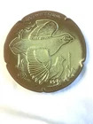 Frankoma Art Pottery Prairie Green Wildlife Series Plate 1972 Bob White Quail