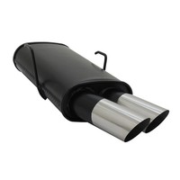 Novus Sportauspuff FüR Peugeot 106 2X76Mm Ms-Design EndschalldäMpfer Mit ABE