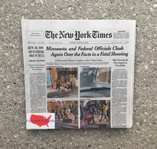 NEW YORK TIMES - MONDAY JANUARY 26, 2026 (MINNESOTA - FEDERAL OFFICIALS CLASH)