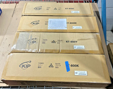 Set of KIP KT-800K Black + KT-800Y Yellow + KT-800C Cyan + KT-800M Magenta Toner