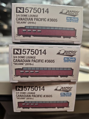 Rapido escala N 575014 Canadian Pacific ~ coche salón domo ~ #3605 Selkirk CPKC CP | Zustand: New