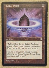 MTG Lotus Petal – Tempest (1997) – Uncommon – Vintage Magic Card