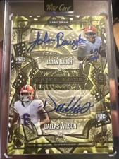 2025 Wild Card 5 Card Draw Dual Auto Jadan Baugh Dallas Wilson Florida Gators