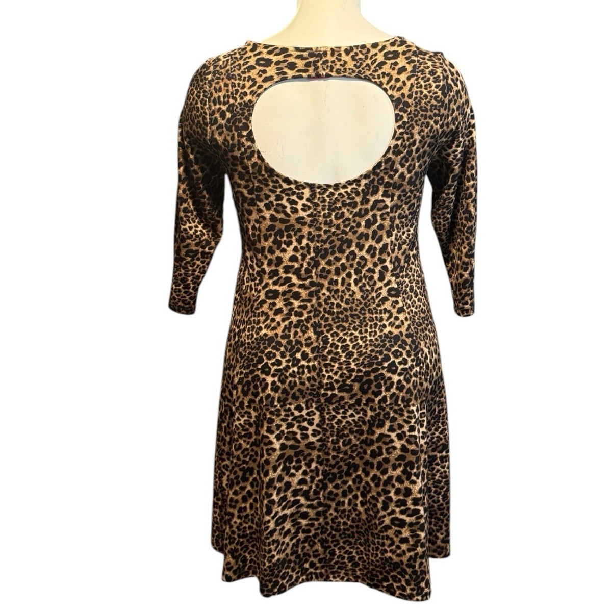 betsey johnson green leopard dress RETRO y2k Betsey Johnson 100% polyester strapless neon yellow leopard print dress size 6, stretchy