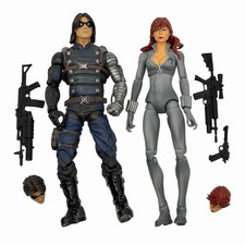 "Figura exclusiva de 6"" de Marvel Legends Black Widow Winter Soldier paquete de 2 Toys R Us"