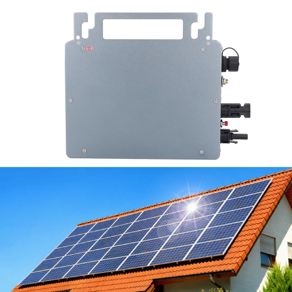 SEAFRONT Solar Mikro-Wechselrichter 200W IP66 - Für Photovoltaik Anlagen