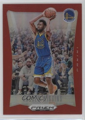 2023-24 Panini Prizm Deca Red Prizm /199 Andrew Wiggins #142 1oq0