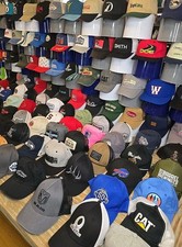 Large reseller lot bundle of 120 mixed hats wholesale flea market resale caps