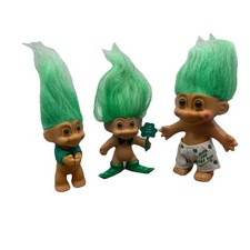 Vintage Russ Troll Dolls Saint Patrick s Day. Sign, Pajama Pants, Sweater MM