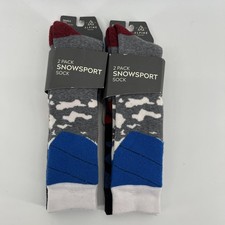 Alpine Design Youth Size Small Boys 13-4 Snowsport Ski Socks - 4 Pairs - New
