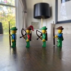 LEGO Castle #6066: Camouflaged Outpost Forestman Lot of 4 | Free Shipping!!!