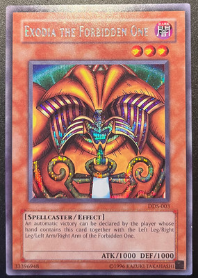 Yu-Gi-Oh! DDS-003 Exodia the Forbidden One SECRET RARE