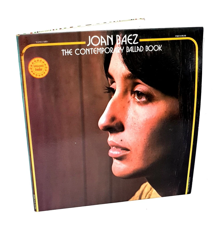 Joan Baez–The Contemporary Ballad Book 2LP 1974 Vanguard – VSD 49/50 - Image 2 of 3