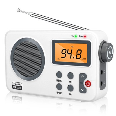 Portable DAB DAB+ Digital Radio FM Rechargeable Bluetooth Music Player LCD
