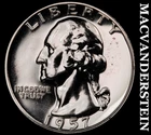 1957 Washington Quarter - Choice Gem Proof  Lustrous  No Reserve  #K959