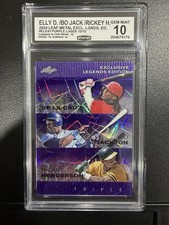 Leaf 2024 Metal Exclusive Legends Triple ELE-43 Purple Laser 10/15 CGC 10