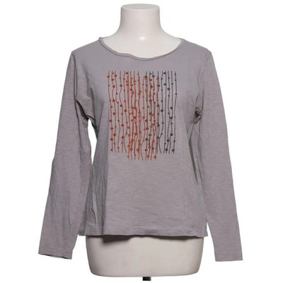 Sa.Hara, Langarmshirt, Größe: L, Grau, Print, Damen #pMd