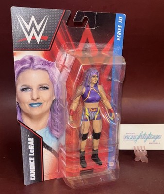 WWE Mattel Series 131 Candice LeRae Wrestling Figure Pink Gear Chase - See Pics