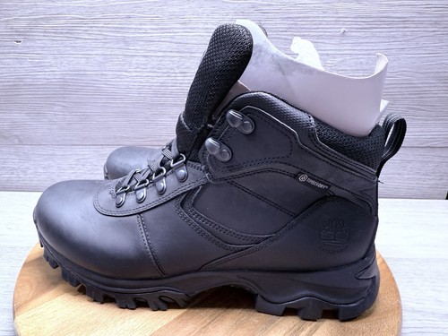 Men's Timberland Mt Maddsen Waterproof Hiking Boot Black 2731R Men’s 9 W/L - Picture 3 of 9