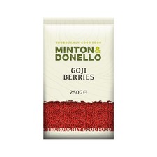 Minton & Donello Goji Berries 6x250g Bulk Natural Dried Superfood 17.33 per kilo