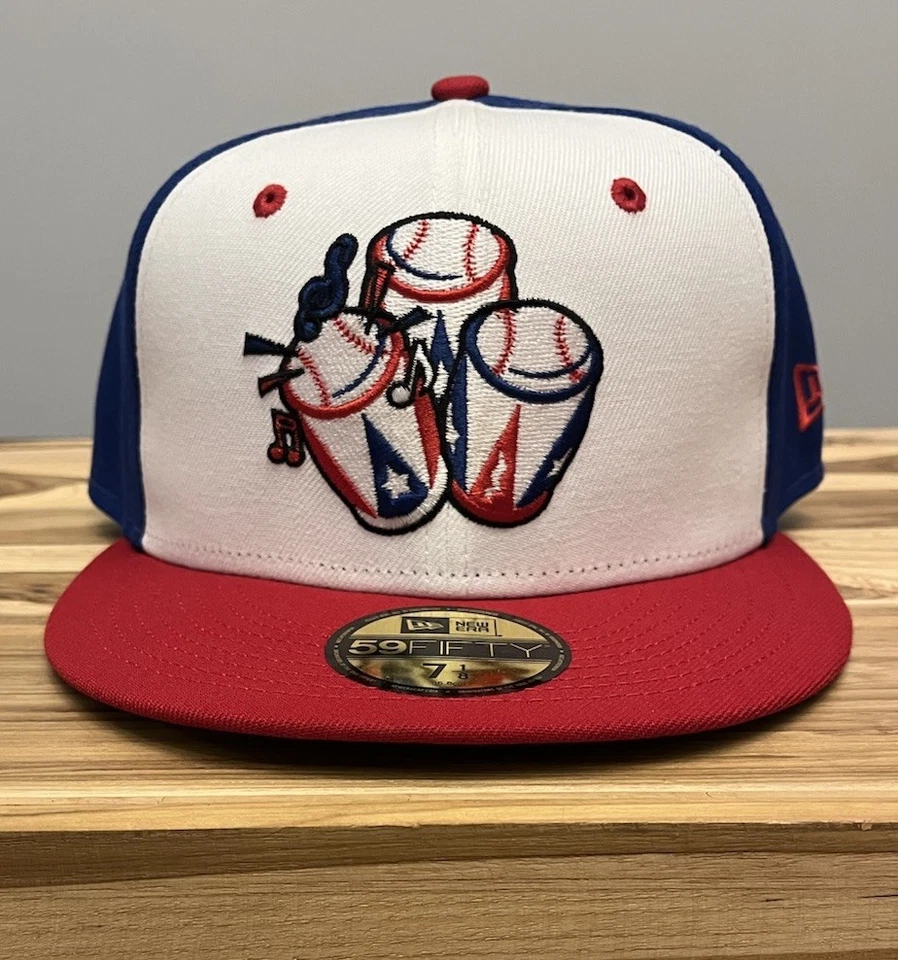 New - Syracuse Mets Congueros Hat Cap New Era Fitted 59Fifty New York MiLB 7 1/8 - Image 2 of 4