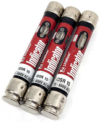 Lot of 3 - IDSR15 Littelfuse 15 Amp Fuse Class RK5 - Next Day Option