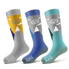 Thermal Merino Wool Ski Socks for Kids - Outdoor Winter Warmth  Comfort